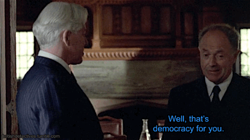 britishdetectives:As Foyle says, “Well, that’s democracy for you.” Happy 4th of Ju