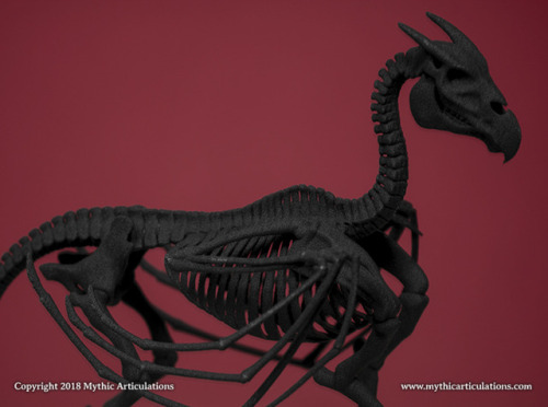 An oddly visible Thestral skeleton is now available in our Etsy shop.