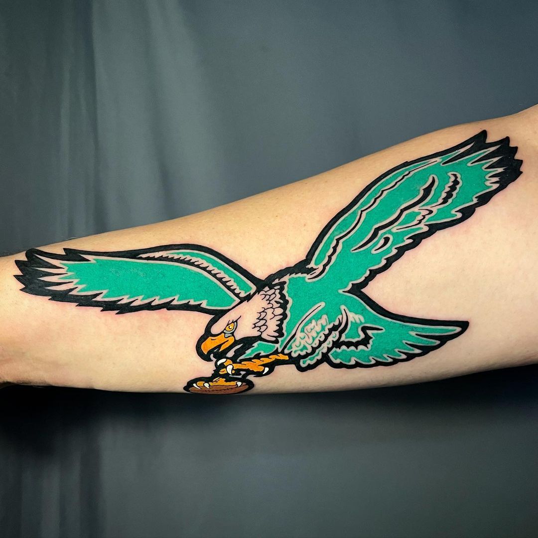 philadelphia eagles tattoo