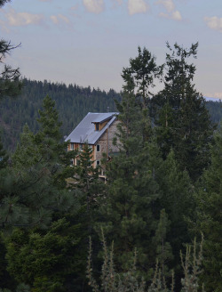 homeintheforest:  The cabin from the nearby