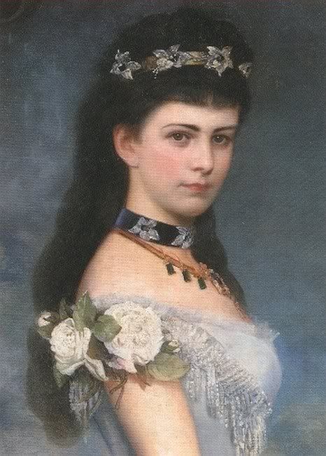 Elisabeth of Austria (Sisi) wearing an emerald Tiara.