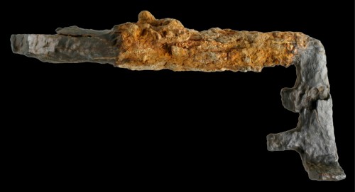 Three ancient Roman keys found during excavations at Cambourne in Cambridgeshire. The site produced 