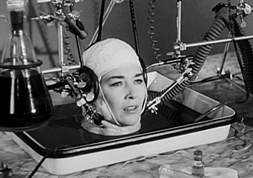 animatedVirginia Leish as Jan Compton in The Brain That Would’nt Die (1962) dir. by Joseph Green A d