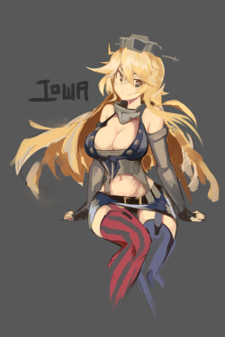 deel:  painting practice. uss iowa, bb-61