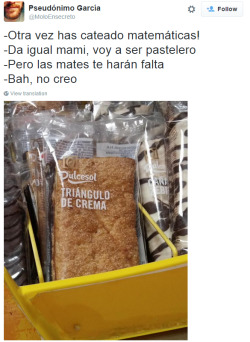 Las matemáticas siempre te harán falta