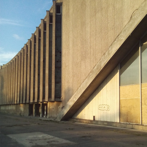 The abandoned Palace of Culture and Sports in Vilnius, Lithuania 2018.After a long day in Trakai, I 