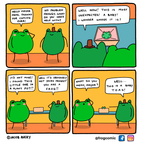 The baby toad arc -  (part &frac12;)I am trying to catch up to the current  Frog comic posts, so pos