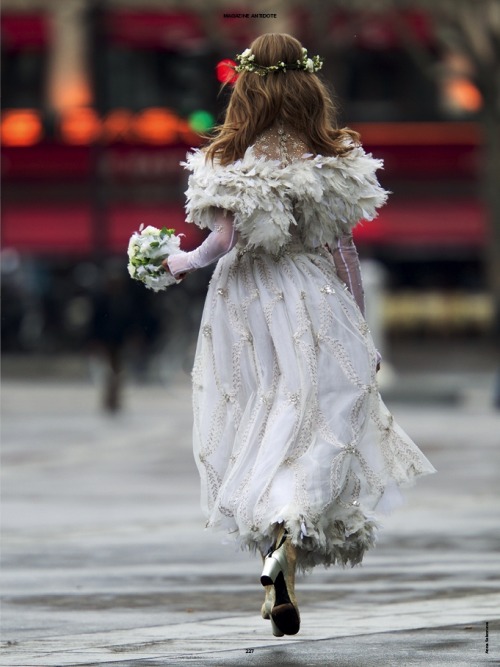 timeless-couture:  Anna Selezneva photographed by Hans Feurer for Antidote “The Street Issue" Spring/Summer 2013 
