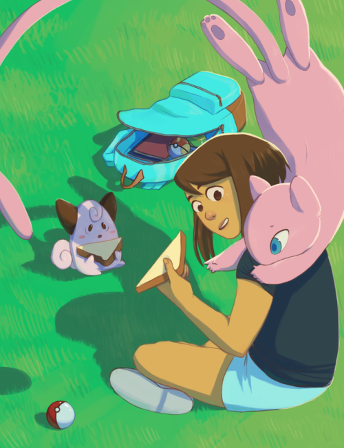 here’s my piece from the bnha pokemon zine! I was trying out some new stuffit was such a 