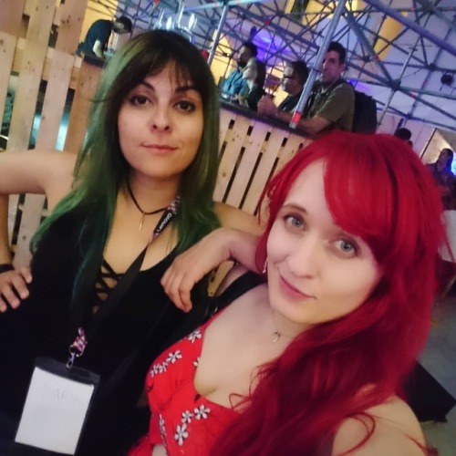 me and @kortizart are spreading some magical girl vibes at #thu2018! ❤️ (at Malta)www.instag