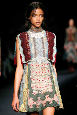 runwayandbeauty:  Aya Jones - Detail at Valentino Fall 2015 | PFW.