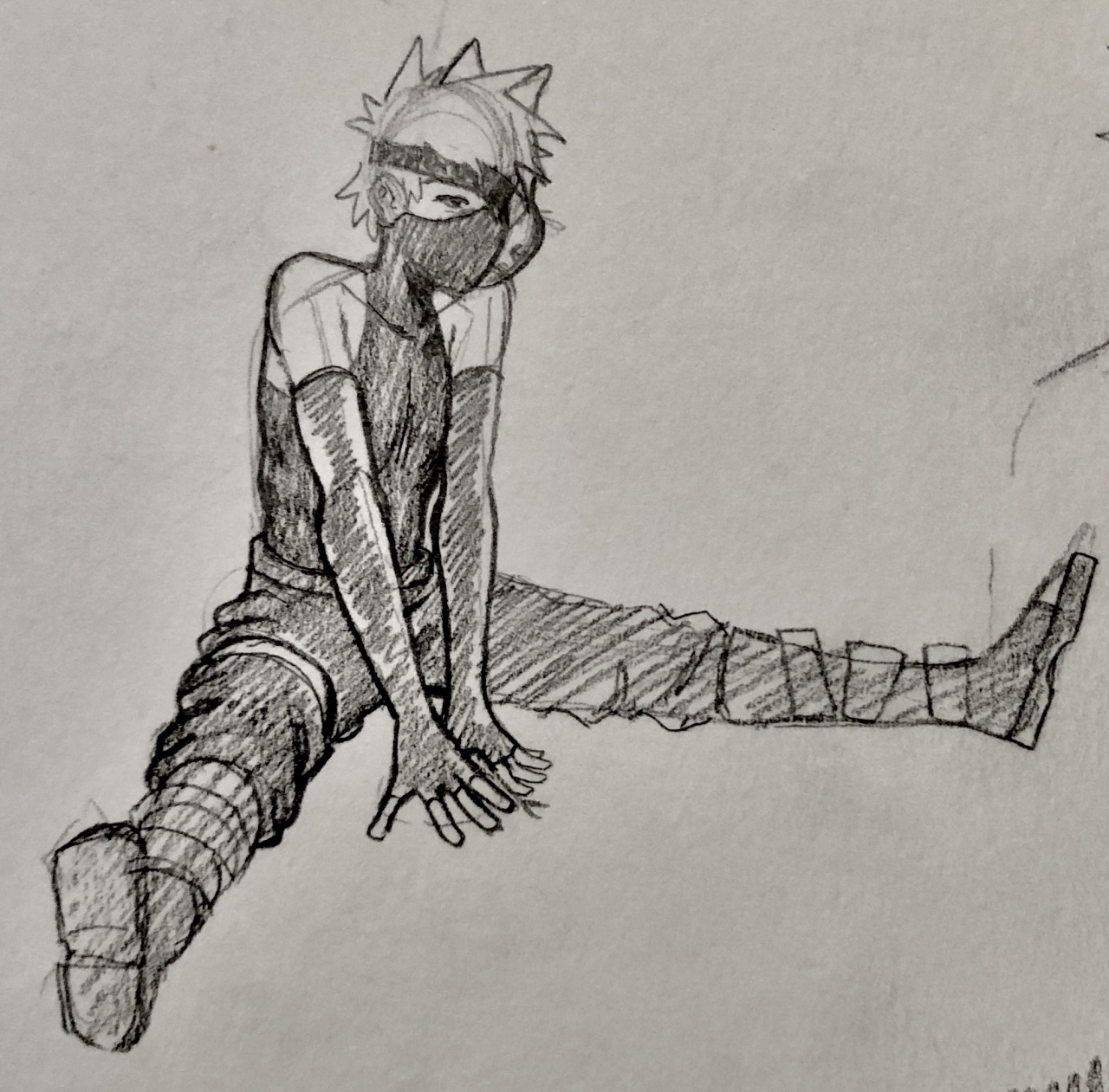 Decided to try a pencil drawing of Kakashi, not my best but I kinda enjoyed  doing it! : r/Naruto