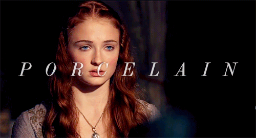 starklyannas:  My skin has turned to porcelain, to ivory, to steel. 