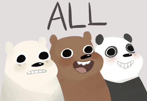 arcanabreak:We Bare Bears is so chill (x) 