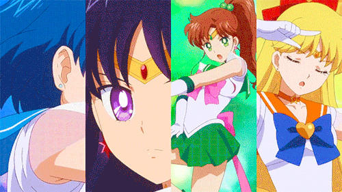 senshidaily:Inners in Sailor Moon Eternal