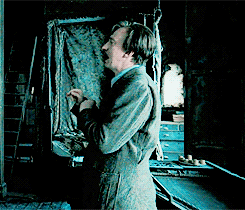 rrabbiteer:  I honestly love this gif of Remus so much because he’s just SO DONE with Sirius. He goes from being “Sirius, you have a wand to your throat. Now is not the time to start getting sassy and insult the person holding said wand” to “you