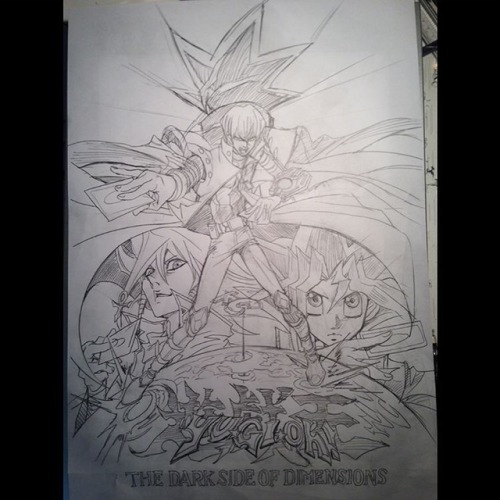 kazuki-yugioh-en: Here come roughs from the Yu-Gi-Oh! movie! How nostalgic~ (distant eyes) 😳😳  https://www.instagram.com/p/BY1-PiYAk9l/ 