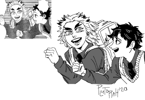 KNY 205 manga panel redraws! 