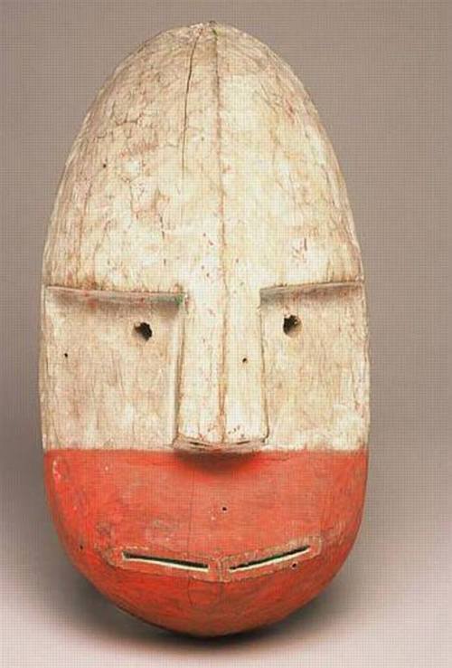  Masque Shugishat (grand masque qui était censé venir de la mer), Archipel de Kodiak, Alaska