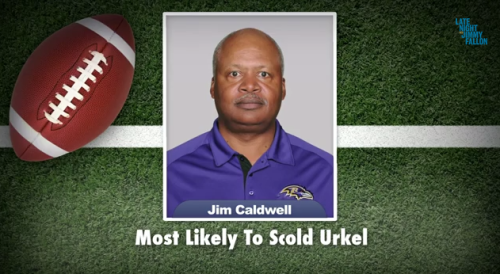 latenightjimmy:We’ve been honoring NFL players all season, so we thought it was only right that we g