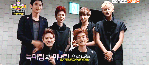 kaitaestrophe:  EXO on Show Champion preview   