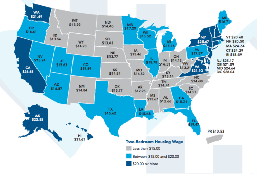 jackthevulture: varae-ver-you-are: thisiscitylab: Mapping the Hourly Wage Needed to Rent a 2-Bedroom