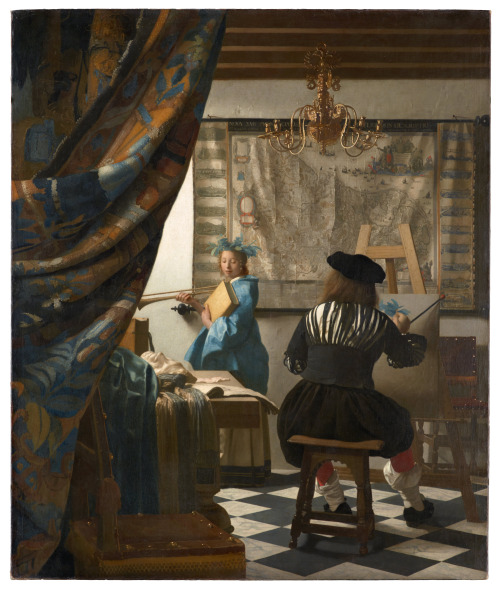 Allegory of Painting, by Johannes Vermeer, Kunsthistorisches Museum, Vienna.