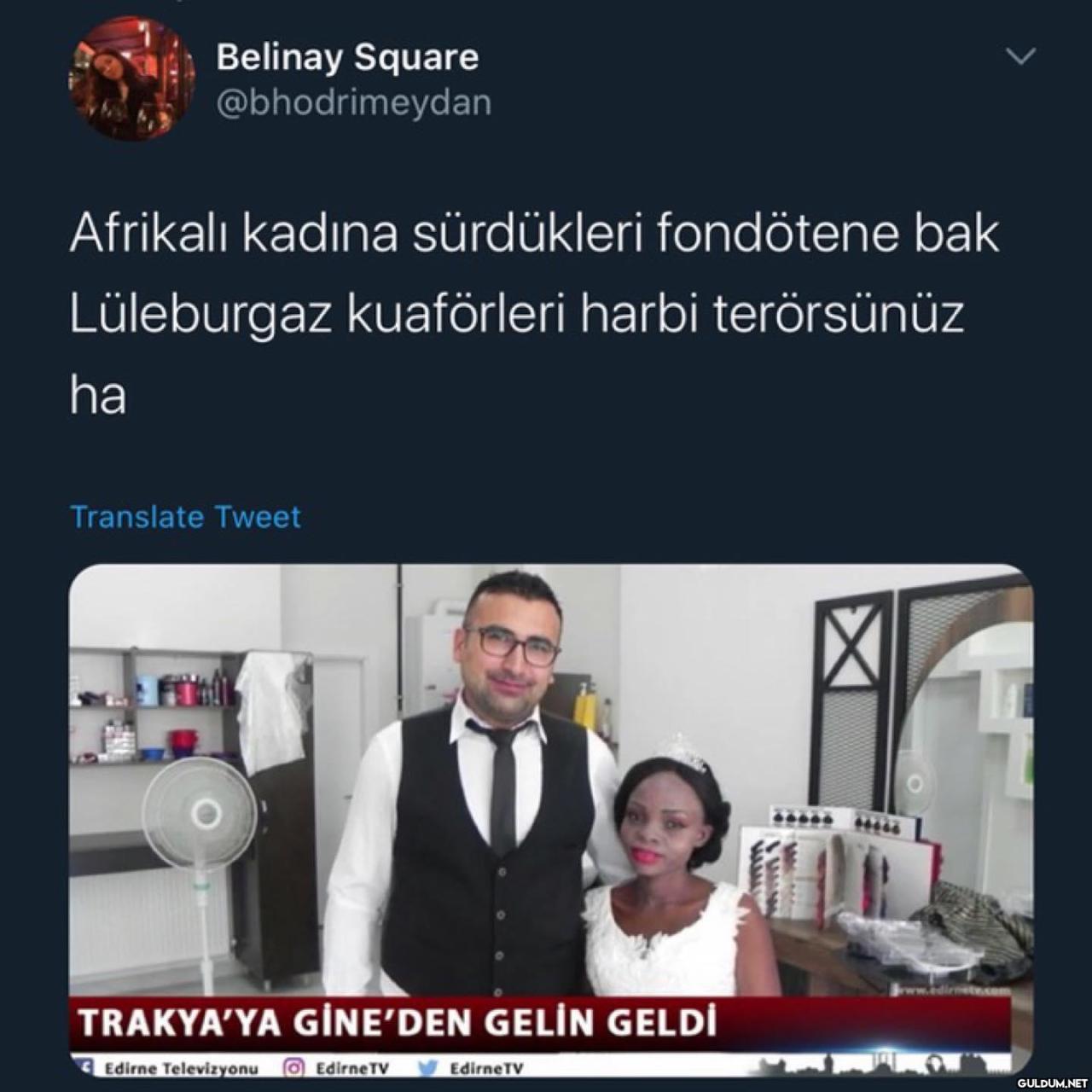 Afrikalı kadına sürdükleri...