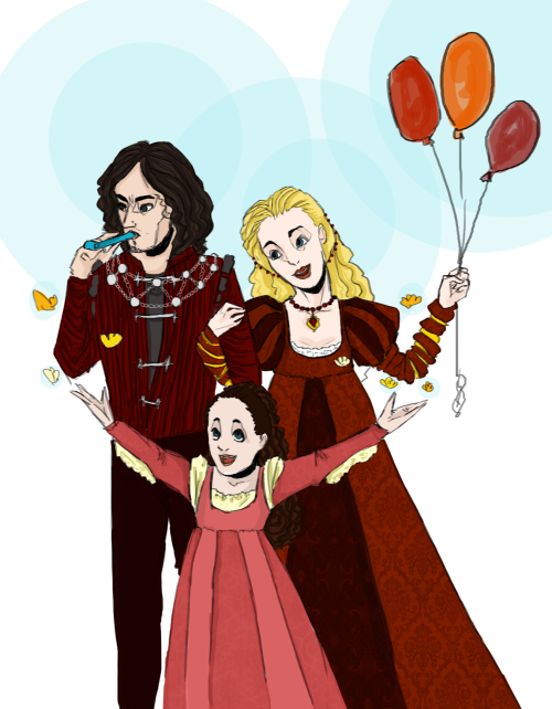 greymantleish:It was tybaltlicious birthday a few days back so I drew her sparkle children for her (