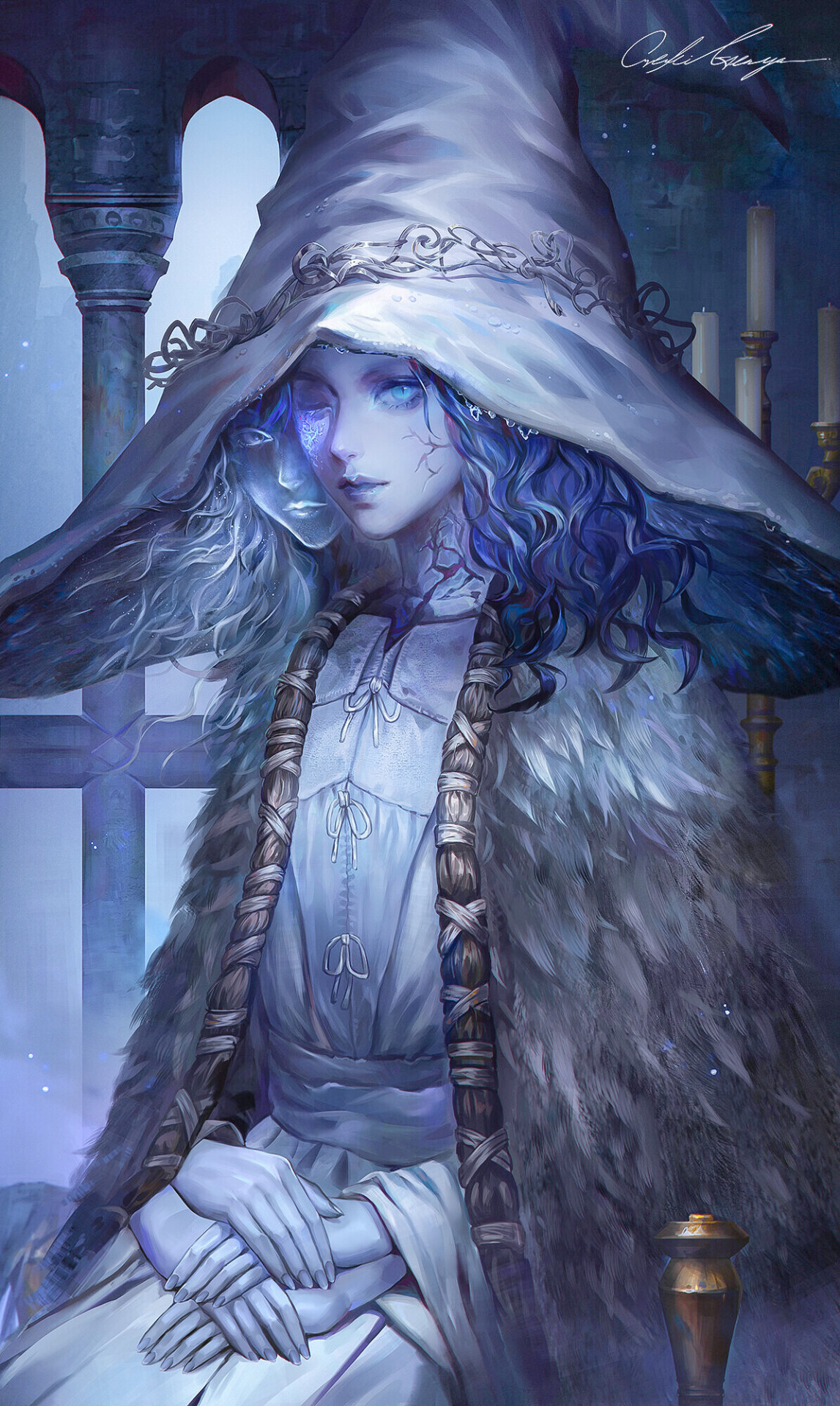 Ranni the Witch - Elden Ring fan art by selected artists: Oreki Genya,

Mona Finden, Ross Tran, Mineo,

YI-shuangxi