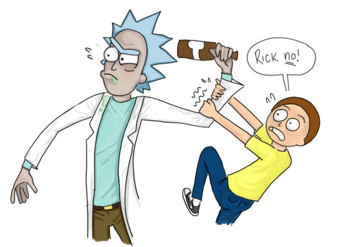 designsbybronte:  How Rick deals with personal criticism, (probably) More Rick + Tumblr text posts here 