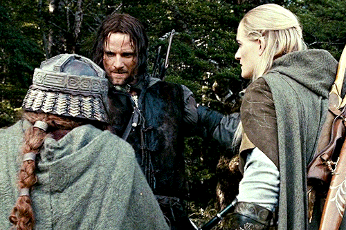 annelisters:GET TO KNOW ME GIF MEME - favourite platonic relationships (1/?)↳ aragorn, legolas &