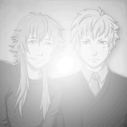 Wrenchdolt:  In The Noiz/Aoba Rp I’m Writing With Emily, These Two Dorks Took Photoautomaten