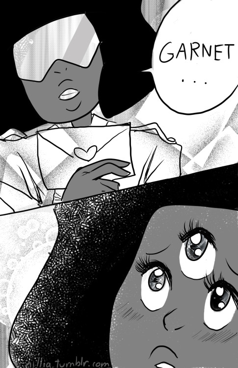 nillia:  GARNET has yet again failed to express her feelings to GARNET, who remains oblivious but very COOL.   GARNET did not reject GARNET at least.   What will GARNET do now?!Based on THIS work of brilliance by neo-rama.  I got carried away.  Shojo