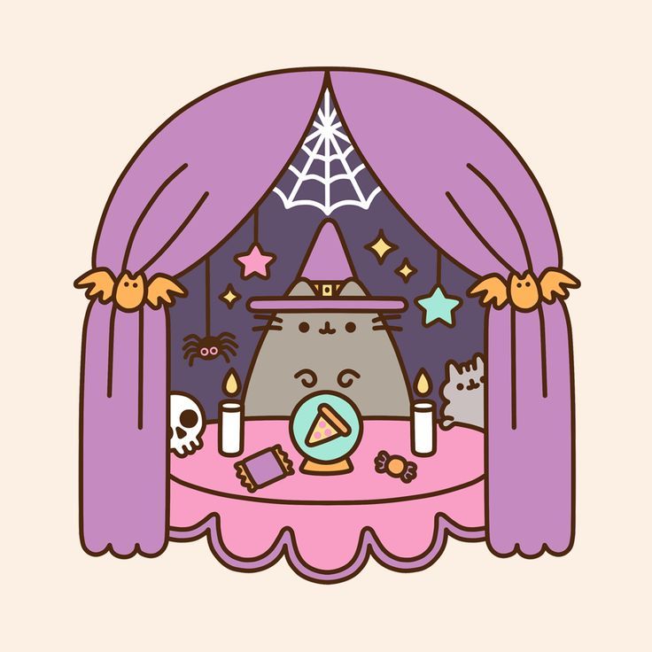 kawaii-box-co:  Can you feel the Fall magic in the air? ✨ Pusheen dressed up as