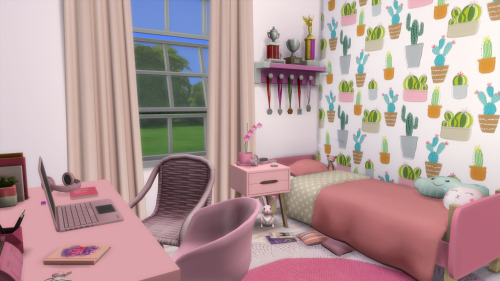 The Sims 4: PINK ROOMName: Pink Room§ 7.510Download in the Sims 4 GalleryOriginID: modelsims4Pl