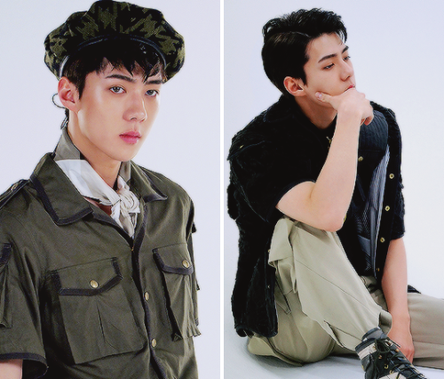 sebaeked: sehun for vogue korea (making)
