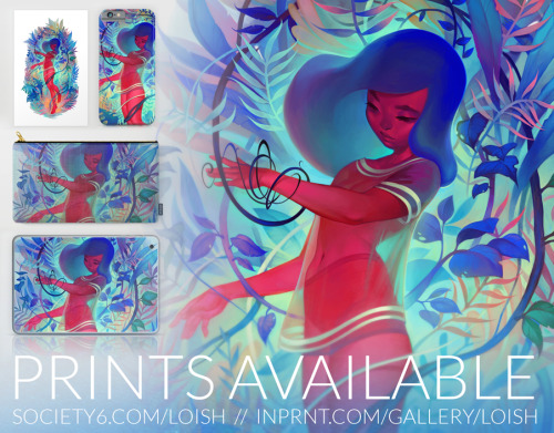 just uploaded prints of Blossom on my INPRNT and Society6 shops!for high quality prints, visit my IP