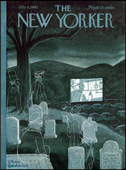 Fuckyeahvintage-Retro:  The New Yorker Cover (July 1961) - Art By Charles Addams.