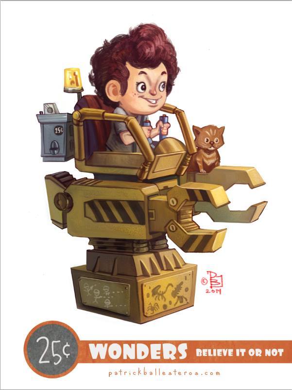 xombiedirge:   Lil’ Wonders Series by Patrick Ballesteros / Blog / Tumblr
