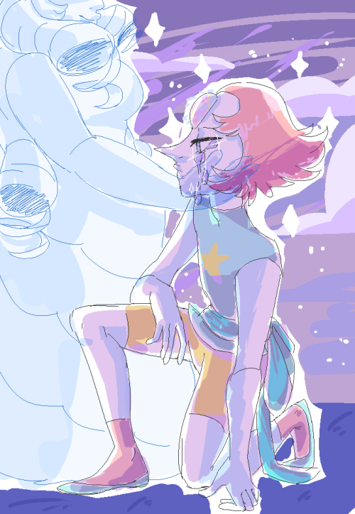 uniqornart:  wooo pearl sketch