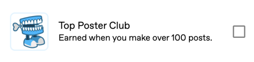 Tumblr Just Informed Me That The Sappy Post Was My 100th One And Offered Me A "top Poster" Badge With