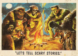 vintagegal:  Horror-Sci Fi Trading cards illustrated by Jack Davis, 1959 