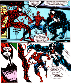 thecomicsvault:  Venom & Spidey vs. CarnageAMAZING