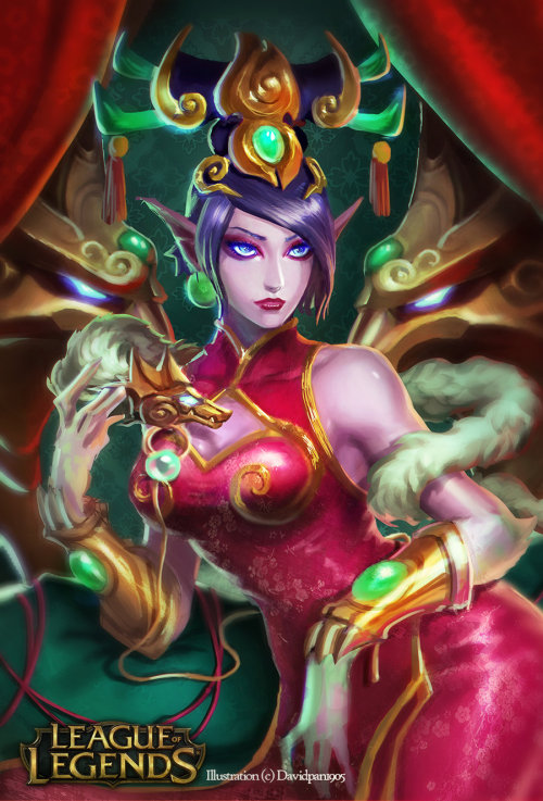panouji:  Lunar Wraith Morgana by DavidPanCash Commissions open!