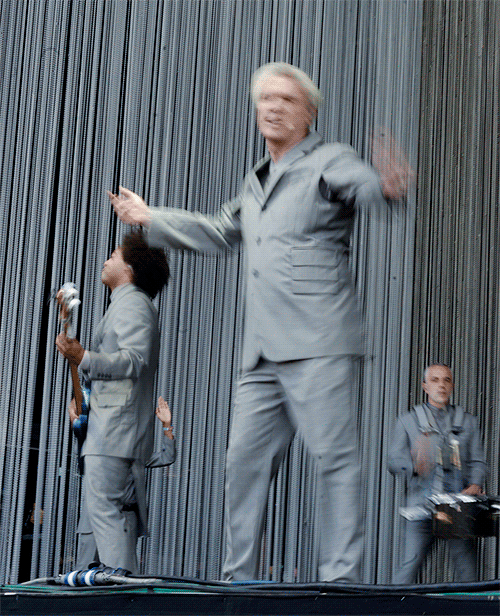 David Byrne, Panorama 2018. Art by @traceloops
