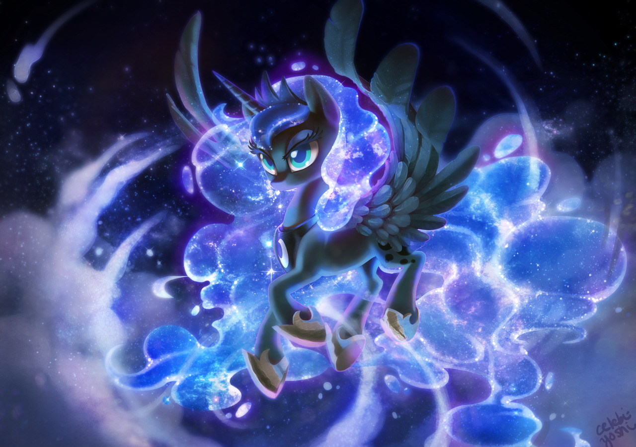wolvafterlight:  Princess Luna v2.0 by Celebi-Yoshi    Prettyful~!