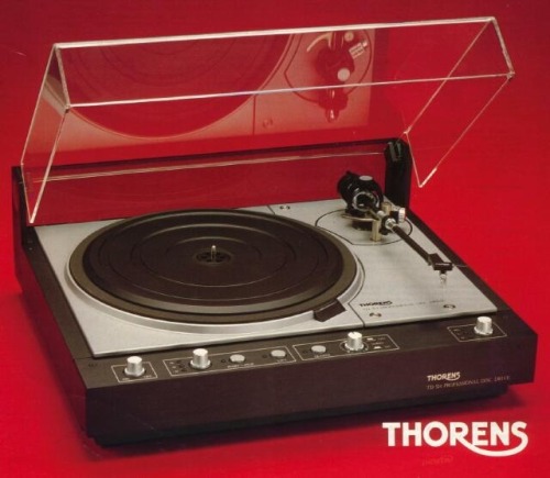 design-is-fine:  Thorens record player, TD 524, early 1980s. Best with Stanton or Shure system. Switzerland. 