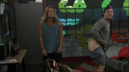 XXX Brett flashed his ass in the hoh room photo