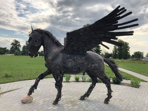 Крылатый #belarus #minskregion #minskdistrict #horse #wingedhorse #flyinghorse #pegas #wings #art #i